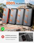 Chargeur Solaire 27000mAh Power Bank USB-C