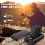 Batteries et Chargeur USB pour Canon EOS