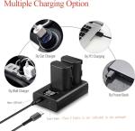 Batteries et Chargeur USB pour Canon EOS