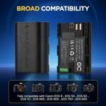 Batterie Li-ION 2600 mAh pour Canon EOS