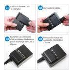 Chargeur Compatible LP-E6 pour Appareils Canon