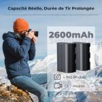 Chargeur K&F Concept LP-E6NH avec Écran LCD