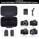 Housse de Transport Rigide pour Canon EOS DSLR
