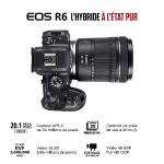 Canon EOS R6 Hybride 20 Mpx + objectif RF 24-105mm