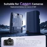 Batterie de Remplacement USB-C SMALLRIG LP-E6P 2520 mAh