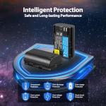 Batteries de Rechange USB-C pour Canon EOS