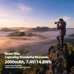 Batteries de Rechange USB-C pour Canon EOS