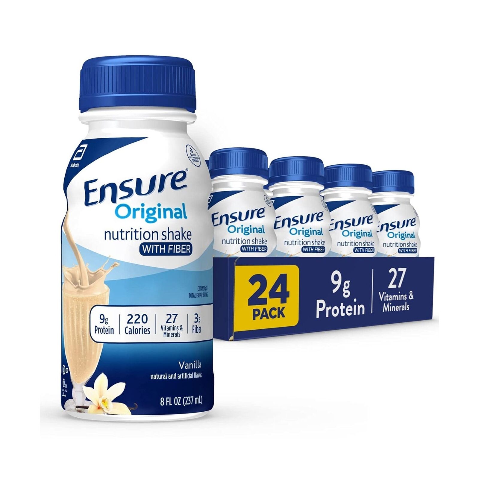 Original Vanilla Liquid Nutrition Shake with Fiber