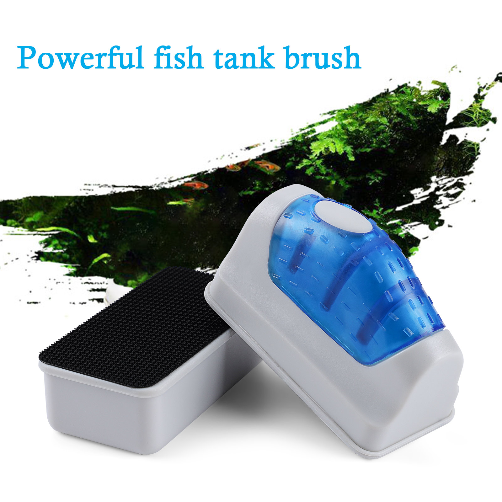 Magnetic Aquarium Algae Scraper and Glass Brush