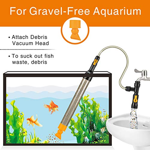 Aquarium Water Change Kit with Auto Siphon Pump