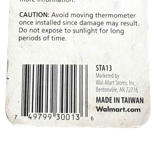 Aqua Culture Digital Stick-On Aquarium Thermometer