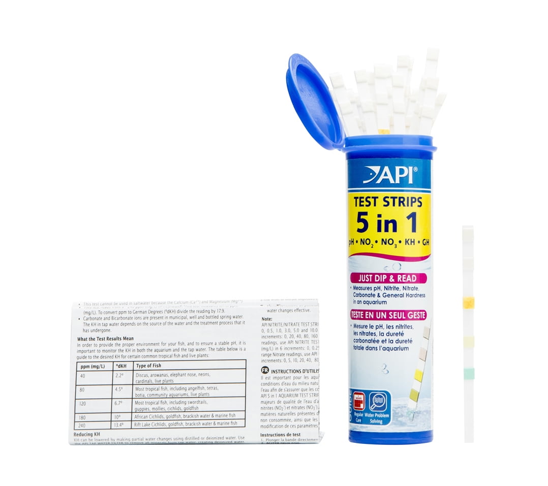 API 5-in-1 Quick Test Strips - 25 Pack