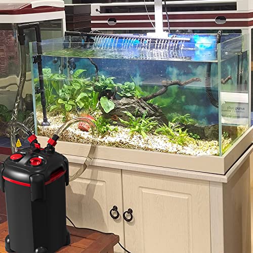 Bykaeler 225GPH Canister Filter for Aquariums