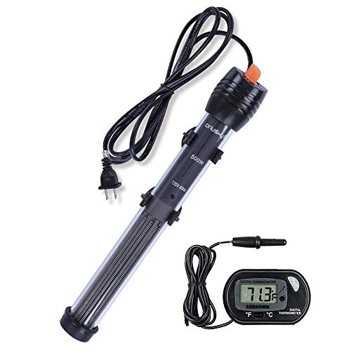 Orlushy 150W Submersible Aquarium Heater for Reef Tanks
