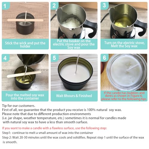 Soy Wax Candle Making Kit for DIY Enthusiasts
