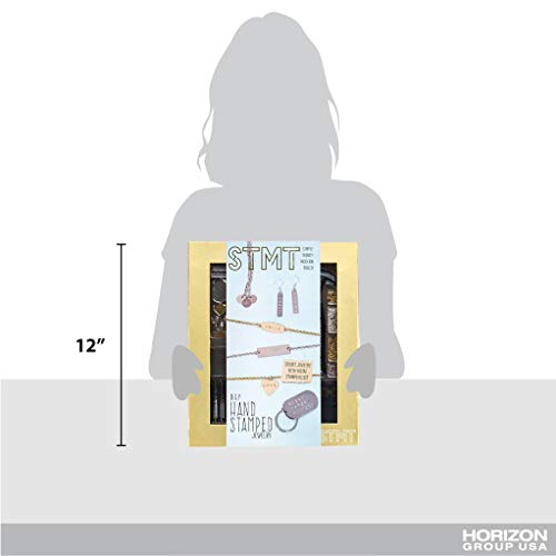 Personalized DIY Jewelry Kit with Metal Letter Stamps