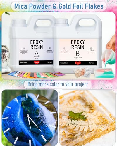 80 OZ Epoxy Resin Kit with Mica Powder and Tools