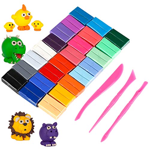 CiaraQ 24 Color Polymer Clay Starter Kit