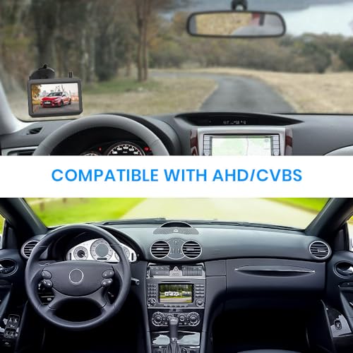 AUTO-VOX 1080P Backup/Front View Camera with Night Vision