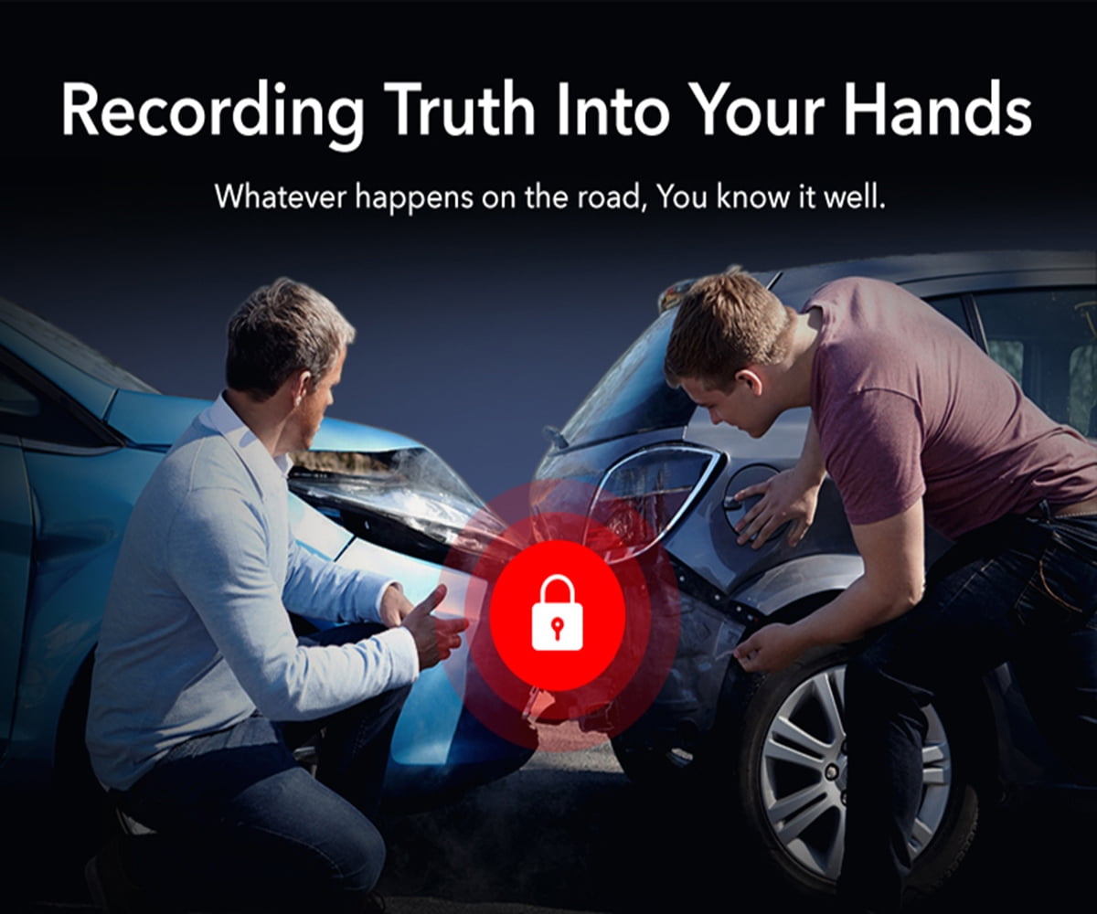 REDTIGER 4K Dash Cam with Wi-Fi and Night Vision