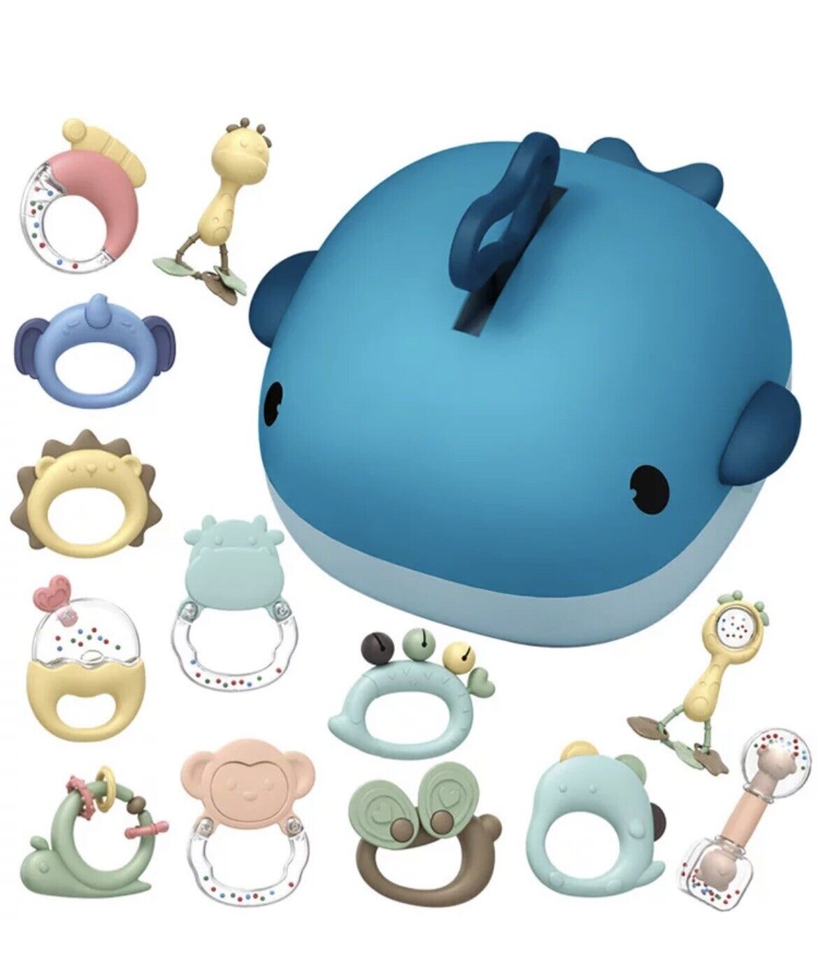 13-Piece Baby Rattle & Teether Set