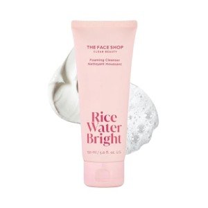 Vegan Rice Water Bright Foaming Facial Cleanser