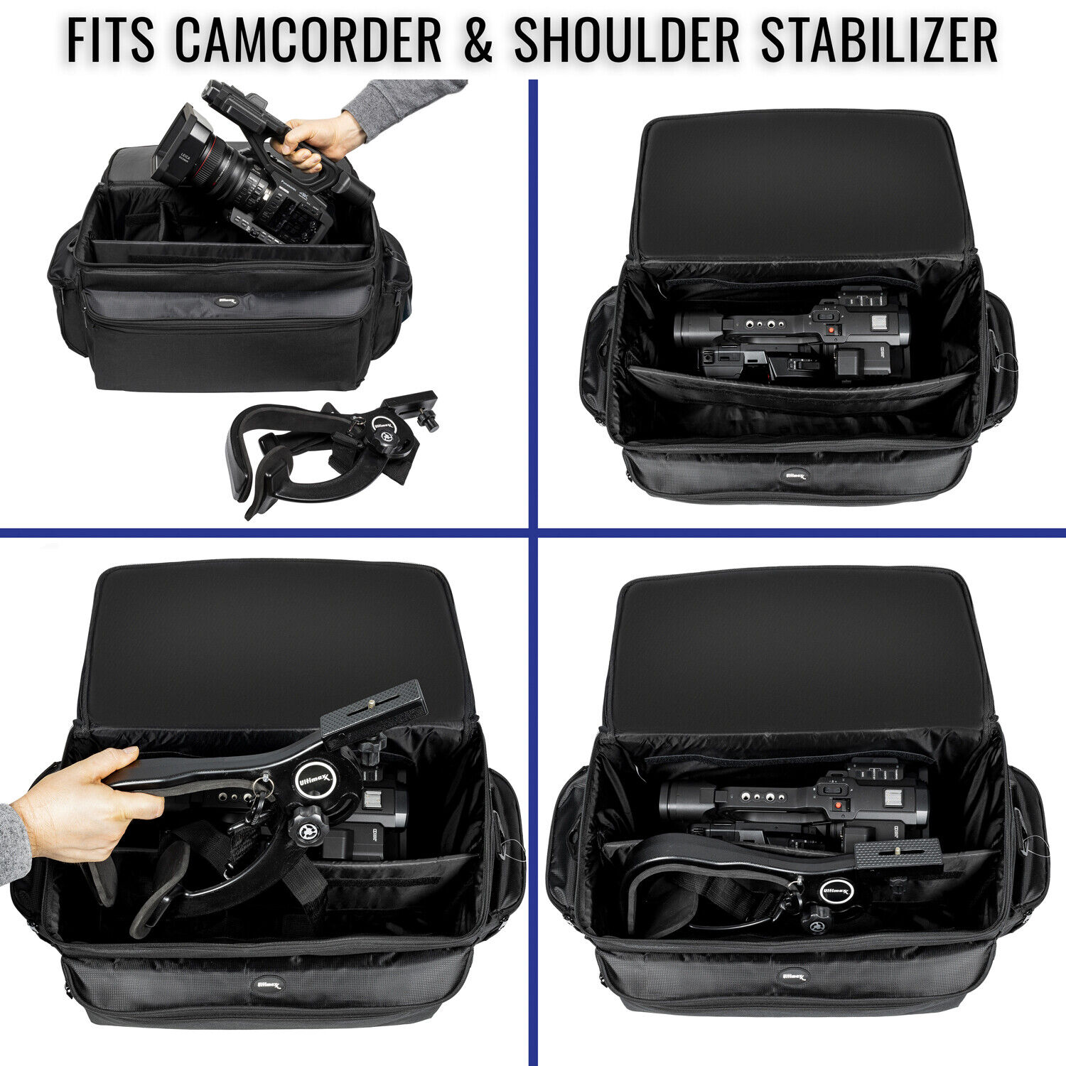 ULTIMAXX Extra Large Soft Camcorder Bag