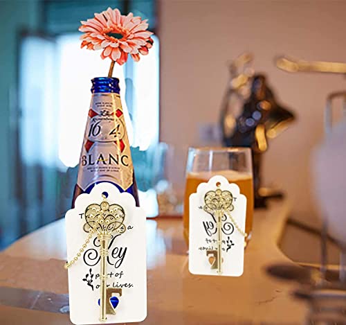 100 Vintage Skeleton Key Bottle Openers for Weddings
