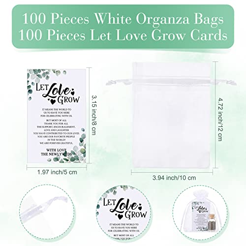 100 Glass Favor Bottles with Cork Stoppers