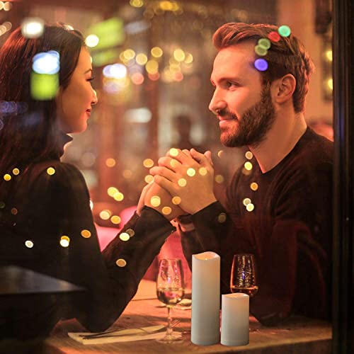 Aignis Flameless LED Candles with Remote Timer