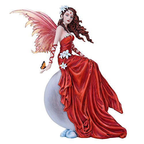 Crimson Lilly Fairy Figurine by Nene Thomas