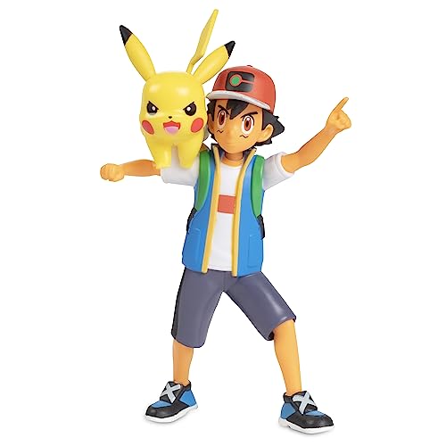 Pokémon Battle Figure Set with Ash & Pikachu