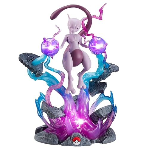 Jazwares Pokémon Mewtwo Deluxe Collector Statue - LED Effects