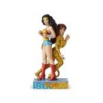 Jim Shore Justice League Wonder Woman vs Cheetah Figurine