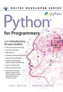 Python for Programmers: AI and Big Data Insights