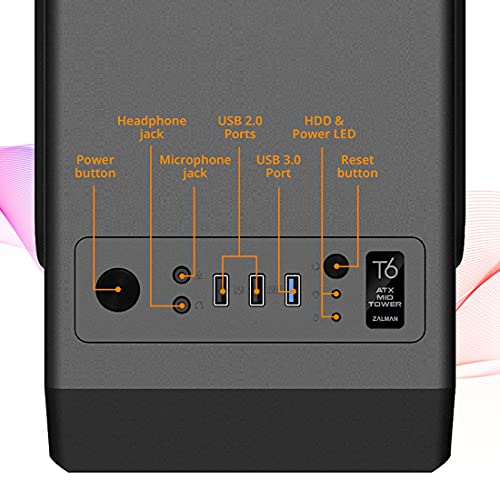 Zalman T6 Mid Tower Case with 120mm Fan
