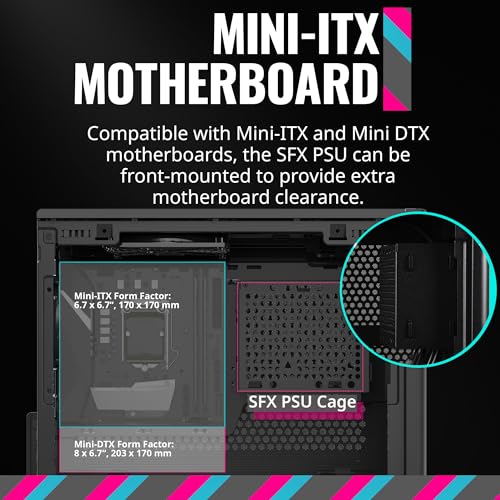 Cooler Master NR200 Mini-ITX Case with Glass Panel