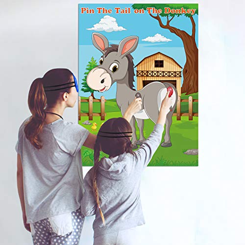Pin The Tail on The Donkey Party Game