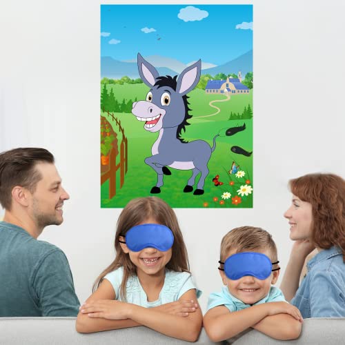 Pin the Tail on the Donkey Party Game
