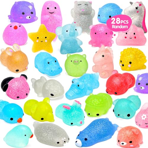 ORWINE 28pcs Mochi Squishys 2nd Gen Party Favors