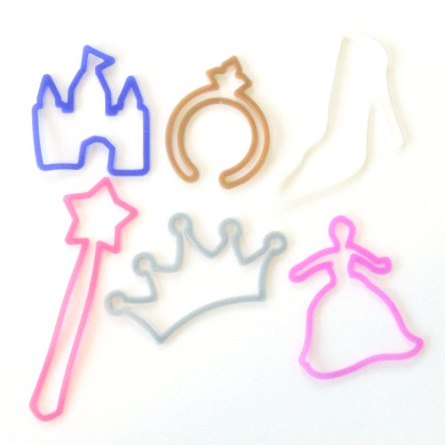 24 Pack of Silly Bandz Princess Theme