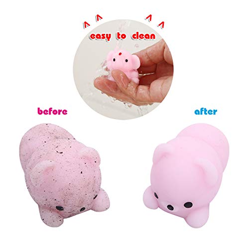 24pc Easter Party Favors: Mini Kawaii Squishies Stress Reliever