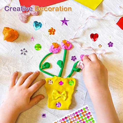 880pcs Gem Stickers - Self Adhesive Rhinestones for Crafts