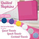 Vibrant Pink Luncheon Napkins - Soft & Durable, 40-Pack