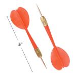 12 Red Plastic Darts for Carnival Balloon Games