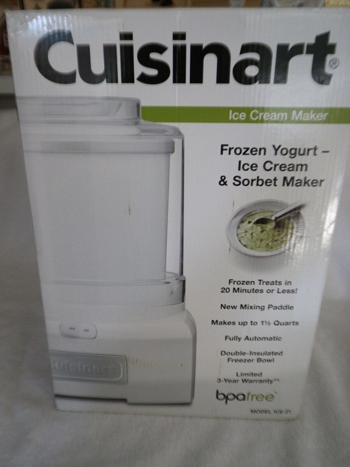Cuisinart ICE-21 Ice Cream and Yogurt Maker