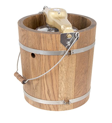 4 qt Classic Wooden Tub Ice Cream Maker