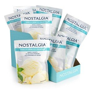 Nostalgia Vanilla Creme Ice Cream Mix - 8 Packs