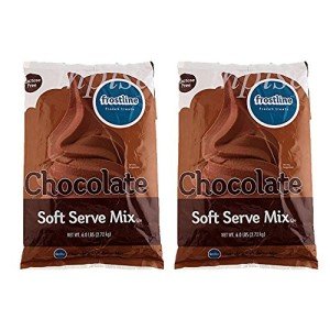 Frostline Chocolate Soft Serve Mix - 6 lbs (2 Bags)
