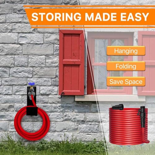 75 FT Pliable Garden Hose with 3/4" Fittings